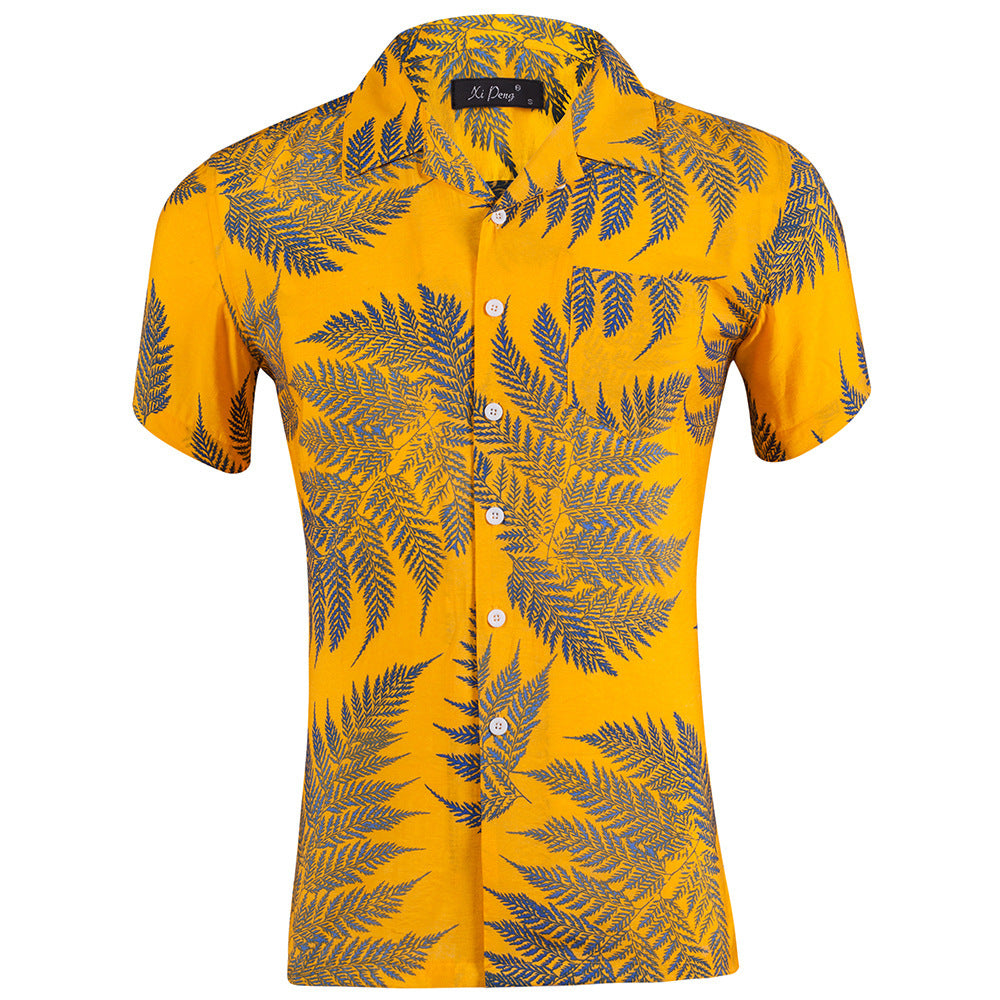 Men's Suit Collar Hawaiian Shirt