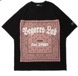 vegorrs Brand Loose Dark Hip Hop Couple T-Shirt Men