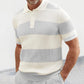 Mens Clothing Summer Lapel Sweater Short Sleeve