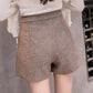 High waist woolen cloth for casual wear