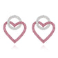 Fashion peach Heart Accessories Earrings
