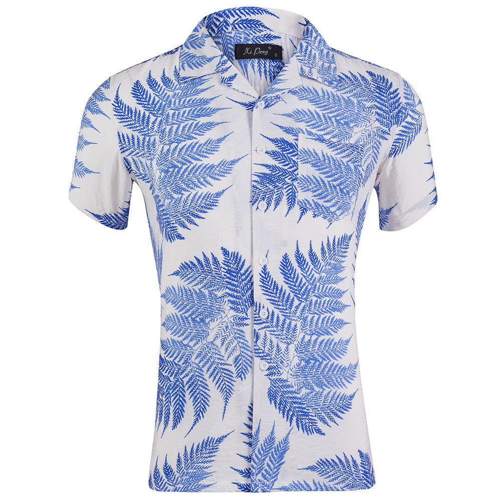 Men's Suit Collar Hawaiian Shirt
