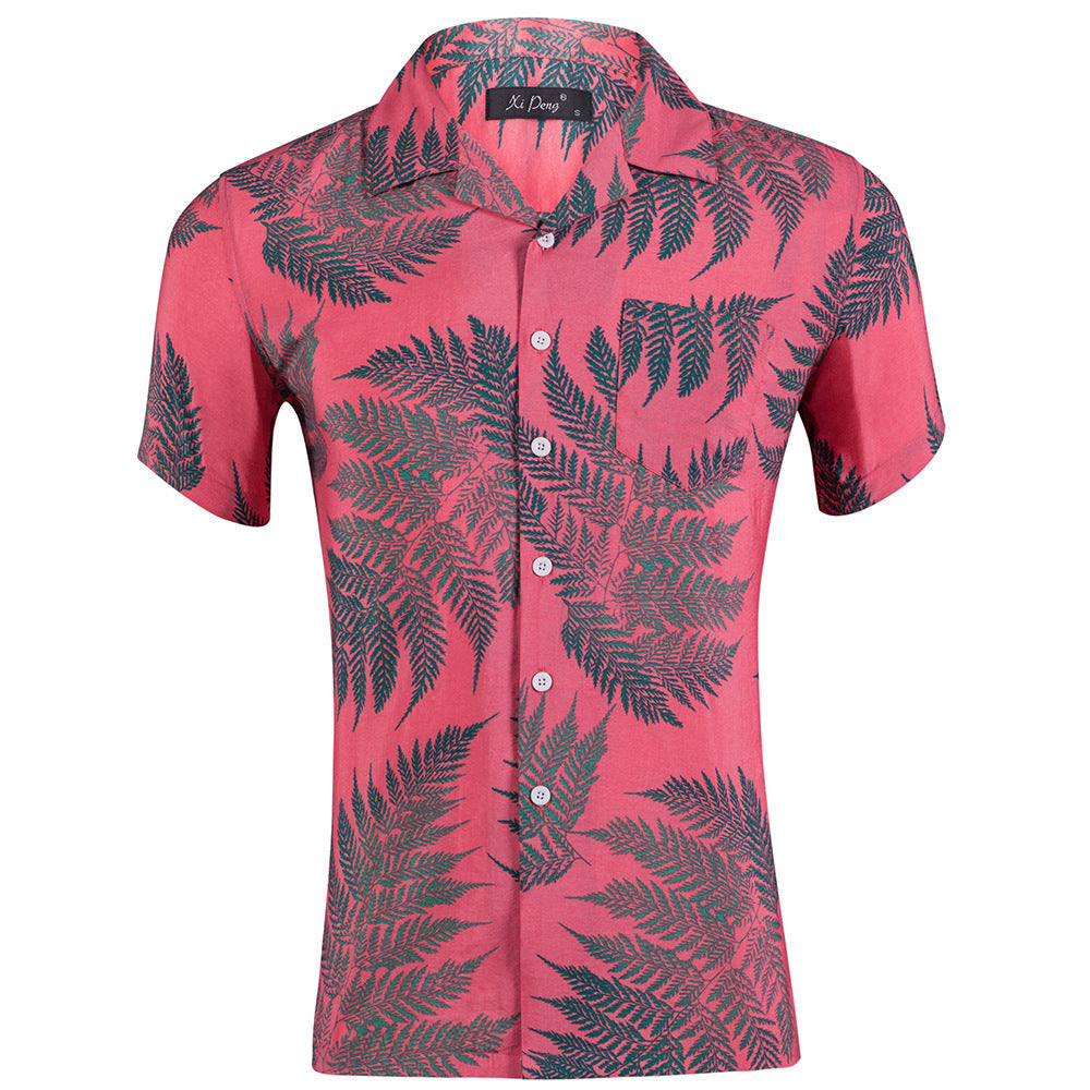 Men's Suit Collar Hawaiian Shirt