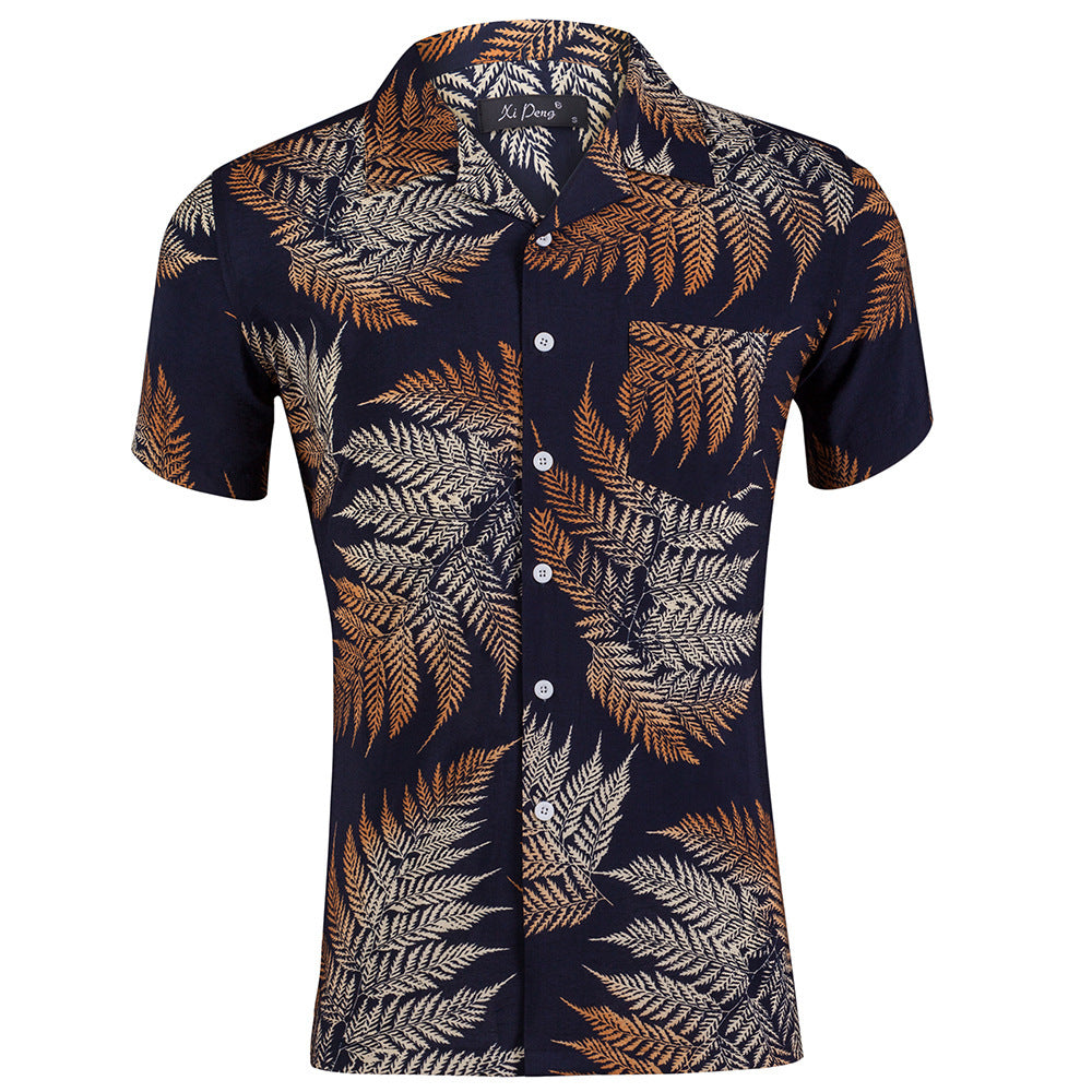 Men's Suit Collar Hawaiian Shirt