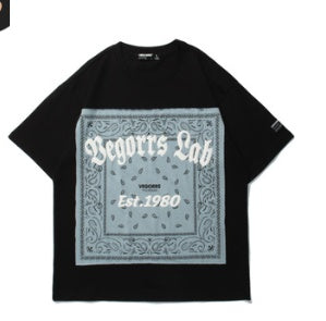 vegorrs Brand Loose Dark Hip Hop Couple T-Shirt Men