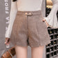 High waist woolen cloth for casual wear