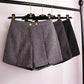 High waist woolen cloth for casual wear
