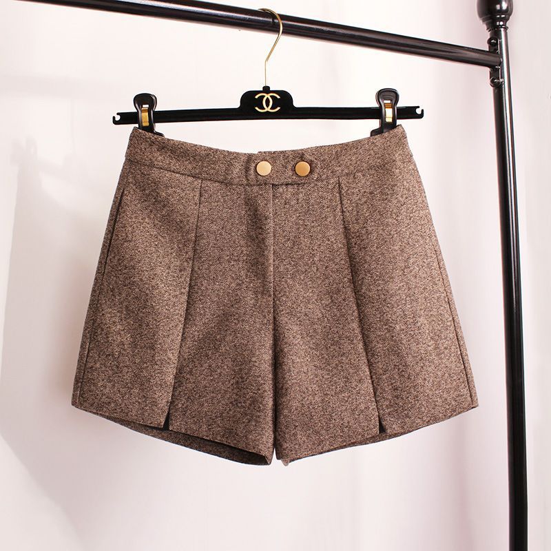High waist woolen cloth for casual wear