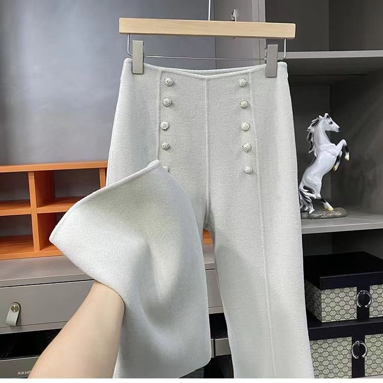 Women's Casual Woolen Cloth Pants