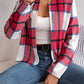 Plaid Long Sleeve Woolen Cloth Sets