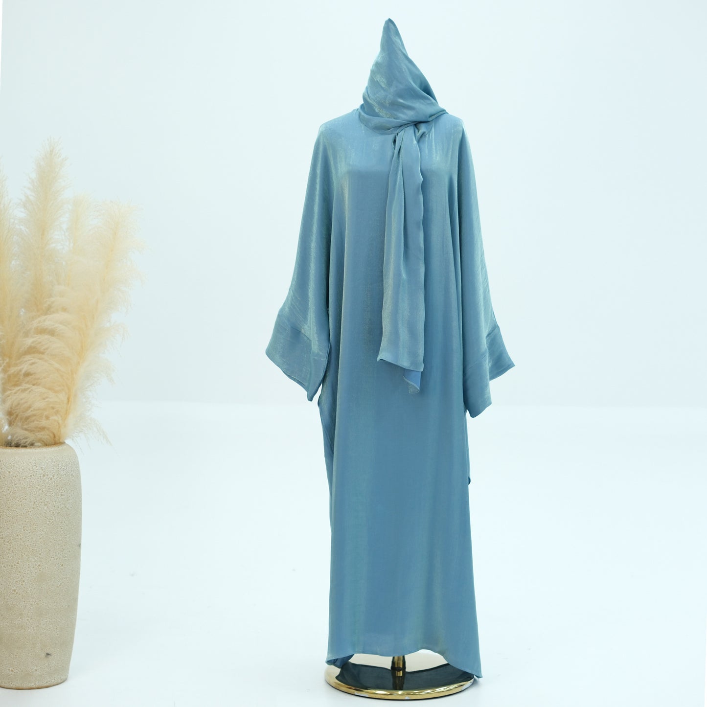 Colorful Elegant Cloth Length Dress