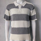 Mens Clothing Summer Lapel Sweater Short Sleeve
